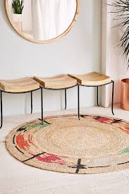 Thalia Basketwoven Jute Round Rug Jute Round Rug Round Rugs Round Rug Living Room