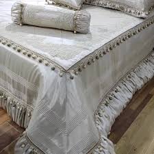 Yatak örtüsü seçenekleri ne kadar kaliteli kumaşlardan dokunursa o kadar rahat ve kullanışlı olur. Perihan Ceyiz Cift Kisilik Uzere Cikmali Antep Isi Yatak