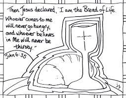 I am the living bread that came down from heaven; Bread Of Life Clip Art Stushie Art