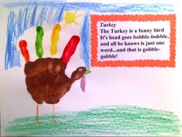 Turkey gives thanks thanksgiving is my favorite feast. Handprint Gifts 2 Thanksgiving Handprint Crafts And 2 Poems Nana S Corner