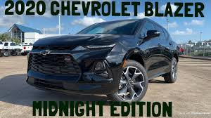 The 2020 chevrolet blazer enters its second year of resurrection with a new engine option. 2020 Chevrolet Blazer Rs Midnight Edition Startup Review Youtube