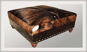 Mesa Western Cowhide Ottoman Western Ottomans Great Oversized 4 Foot Square Ottoman Works Well As An Ottoman Or Coffee Table Cowhide Ottoman Ottoman Cowhide