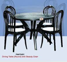 Maybe you would like to learn more about one of these? Black Plastic Round Dining Table With Chair Height 730 Mm Id 4814224473