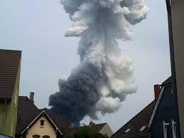 Officials in leverkusen say four people are missing and 16 were injured in the blast on tuesday. Xkuzpjdfbwk2sm