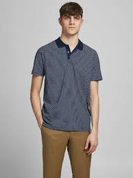 Fast delivery · shop now pay later · student discount Floral Print Regular Fit Polo Shirt Jack Jones