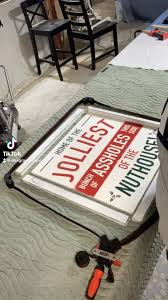 We are using @starbondadhesives & @besseytools_northamerica to attach the  frame to this 24”x24” #christmasvacation sign. #xmas #christmastime  #christmas #christmasdecoration #crafters