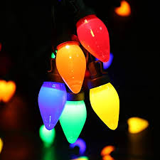Whether you want christmas light clips to dress up a wreath or an assortment of christmas pathway lights to make your home even more inviting for holiday parties, you'll find everything you need in store or on lowes.com. Amazon Com C7 Bulbs Christmas Lights Hayata 50 Led 24ft Strawberry String Light Fairy Lighting For Outdoor Indoor Garden Yard Party Home Wreath Garland Christmas Tree Decorations Multi Color