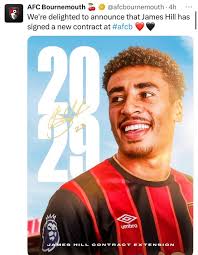James Hill signs a contract extension until 2029 : r/AFCBournemouth