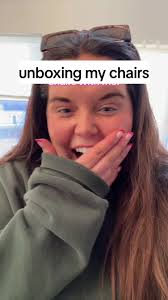 absolutely obsessed, I’ve wanted these chairs forever @Anthropologie  #unboxing #furniture #anthropologie #chairs #homedecor