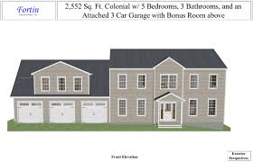 Garage apartment plans are essentially a house plan for a garage space. Colonial Home Design Fortin Construction Custom Home Construction Fortin Construction