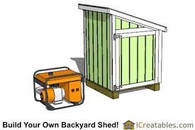 Having a generator shed allows you to have a generator in place and ready to go on a moment's notice. Generator Shed Plans Portable Generator Enclosure Designs