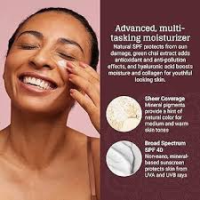 Amazon.com: AVYA SPF 40 Sheer Tinted Moisturizer with Hyaluronic Acid &  Green Chai