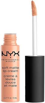 NYX Professional Makeup Soft Matte Lip Cream, Creamy and Matte Finish,  Highly Pigmented Colour, Long Lasting, Vegan Formula, Shade: Cairo