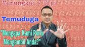 Kalau anda sedang mengalami masalah ini, pastinya bingung, ya? Bagaimana Nak Jawab Soalan Mengapa Kami Perlu Ambil Anda Bekerja Dengan Kami Youtube