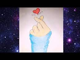 تعليم الرسم بالرصاص رسم يد وقلب الحركة الكورية how to draw a tumblr korean heart beautiful hand yout aurora sleeping beauty pencil sketch disney characters