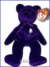 Rare Authentic 1st Edition Princess Diana 1997 Retired Beanie Baby Pvc Pellets Rare Beanie Babies