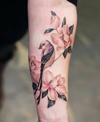 Bird And Rose Tattoo Pin By Michelle Lynn On Tattoos Floral Tattoo Sleeve Bird Tattoo Sleeves Vine Tattoos