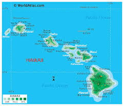 State in the western united states, in the pacific ocean about 2,000 miles from the u.s. Hawaii Karten Fakten Weltatlas
