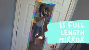 Cw door provides your passageways with functionality and a dazzling look with the econoline steel aztec gold mirror bypass door. Walmart Mainstays Full Length Mirror Under 5 Youtube
