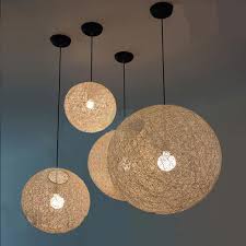 Popular Wicker Hanging Lamps Buy Cheap Wicker Hanging Lamps Lots From China Wicker Hanging Lamps Ceiling Light Design Ceiling Lamp White Ball Pendant Lighting