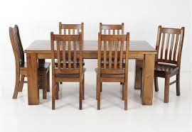 Settler 7 Piece Dining Suite Dining Furniture Rustic Dining Set