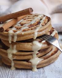 Easiest way to prepare appetizing vickys cinnamon roll pancakes, gf df ef sf nf : Cinnamon Roll Pancakes Petit Fit By Cris