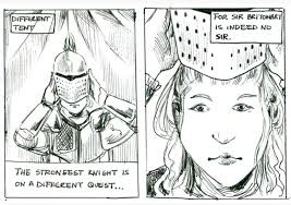 Over hill, over dale, thorough bush, thorough brier, over park, over pale, thorough flood, thorough fire, i do wander every where, swifter than the moon's sphere; Spenser S Faerie Queene As A Modern Visual Comic Mit News Massachusetts Institute Of Technology