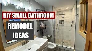 Don't shy away from small bathroom shelf ideas that seem a little out of the box. Small Bathroom Remodel Overview Ideas And Inspiration Youtube