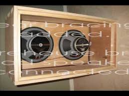 Based on low frequency response models for the peerless 83084 xxls woofer, the desired cabinet volume for the woofer alone is 2.2 cubic feet tuned to 27hz. Diy Building A 2x12 Guitar Speaker Cab Youtube