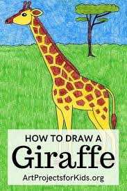 Tulip drawing plant drawing painting & drawing drawing drawing drawing tips drawing ideas sketch ideas easy drawing steps step by step drawing. How To Draw A Giraffe Easy Art Projects For Kids