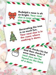 Open up a word processing program. Free Printable Christmas Scavenger Hunt Pjs And Paint