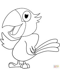 Dibujos De Loros Para Colorear