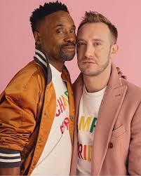 Billy Porter And Adam Smith Todd Snyder Champion Pride Collection Todd Snyder Todd Snyder Champion Menswear Inspired