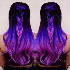 Hypnotic purple and black hair shades ★ see more: 44 Incredible Blue And Purple Hair Ideas That Will Blow Your Mind