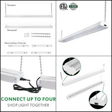 4ft 42 Watt Best Led Shop Light Garage Workbench Ceiling Lamp Daylight White Hykolity Shop Lighting Led Shop Lights Pull Chain