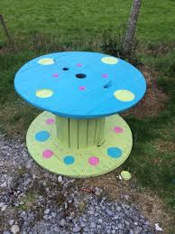 Cable Reel Kids Table Cable Reel Cable Spool Diy Cable Spool Table