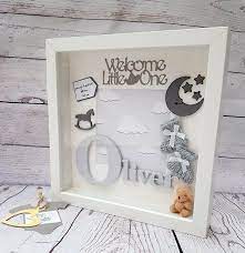 Personalized Baby Letter Frame Baby Name Gift Christening Etsy Personalized Baby Frame Baby Girl Keepsake Box Baby Boy Gifts