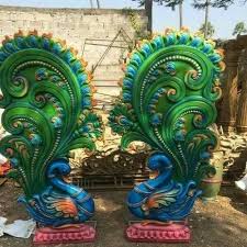 Peacock Thermocol 2019 Thermocol Craft Festival Decorations Alpona Design This article describe step by step images for creating the flower vase. peacock thermocol 2019 thermocol