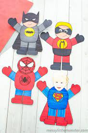 Print on paper or card stock, cut out mask including eyes. Mix And Match Superhero Craft Printable Superhero Template Messy Little Monster
