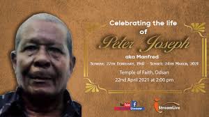 Celebrating the life of Peter Manfred Joseph || I Stream Live Now