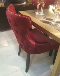 Colorxy velvet stretch chair covers for dining room, soft removable long solid dining chair slipcovers set of 2, dark gray 4.6 out of 5 stars 907 $22.99 $ 22. Norah Burgundy Chair La Maison Chic