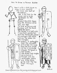 How To Draw A Roman Legion Soldier Worksheet Roman Soldiers Soldier Drawing Ancient Rome Lessons