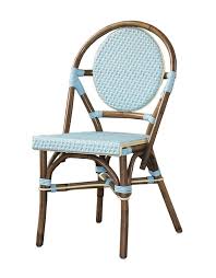 Our outdoor wicker chairs are an essential extension of your decorating style indoors. Paris Bistro Chairs In Blue Set Of Two For Sale Cottage Bungalow