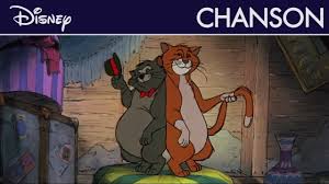 Les Aristochats Tout Le Monde Veut Devenir Un Cat Paroles I Disney Youtube Les Aristochats Disney Film Disney
