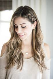 And this easy change can definitely mix things up a bit by evoking some serious carefree/romantic vibes. Beauty Half Up Side Braid Hair Tutorial Lauren Mcbride