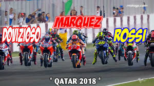 Qatar motogp 2018 grand prix race results & highlights. Rossi Vs Dovizioso Vs Marquez Battle At Qatar Motogp 2018 Youtube