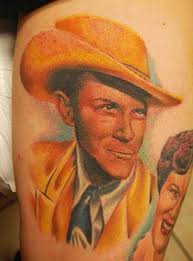 Hank Williams Portrait by Visiting Artist