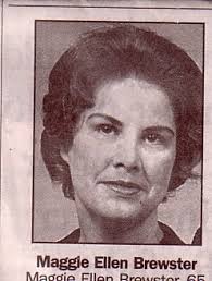 Maggie Ellen Shepherd Brewster (1942-2007)