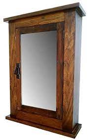 Wood composite construction provides exceptional durability and strength. Amazon Com Primitive Mission Medicine Cabinet Surface Mount Distressed Medium Finish Solid Wood Handmade Home Kitchen