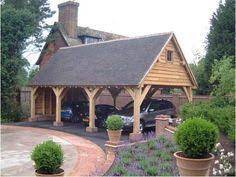 See more ideas about carport, carport designs, carport garage. Lovely Wood Stained Craftsman Style Carport Perhaps One Bay For The Rv And The Rest Could Be Open Entertaining Space Diy Carport Carport Plans Carport Garage